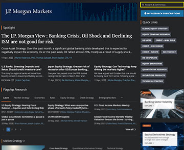 jp morgan stock research reports